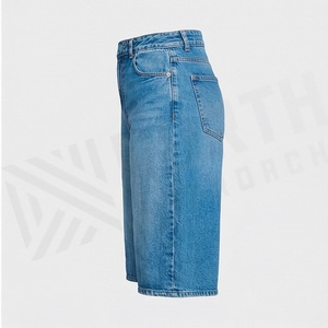 Fashion Women <b>Denim</b> Shorts Ripped High Waist Jeans Pants <b>Stretch</b> Casual Summer Streetwear Outdoor Trendy Daily Outfits - Product Image 3