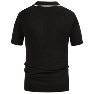 เสื้อโปโลแบบกําหนดเองสําหรับผู้ชายคุณภาพระดับพรีเมียมติดตั้งกอล์ฟสไตล์ย้อนยุคเสื้อสําหรับผู้ชายแขนสั้นเสื้อโปโลกราฟิกแขนสั้น - Product Image 2