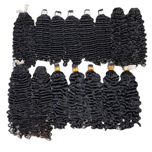 Tressage en vrac Texture bouclée Extensions de cheveux humains vietnamiens Tissage de cheveux Cuticules alignés Bonne garantie de service pour les femmes noires - Product Image 5