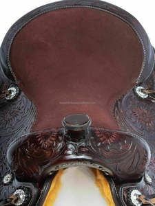 Meilleure vente selle d'endurance occidentale marron de qualité supérieure sculptée à la main en cuir durable équitation équestre Tack - Product Image 3