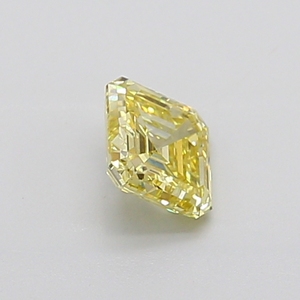 Diamant de laboratoire certifié IGI, 0,91 carat, taille Asscher, jaune fantaisie, clarté VS2, finition EX, diamant CVD en vrac, fabricant - Product Image 3