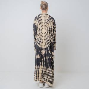 2025 nouveau Sexy Kimono Robe longue Kimono Robe été unisexe Kimono grandes femmes vacances vacances Look cravate teinture Kimono - Product Image 3