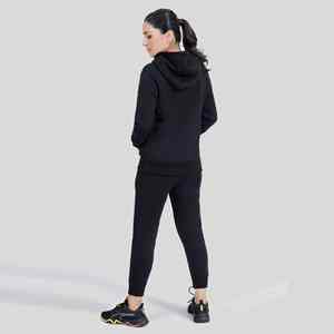 High Quality 2-Piece Women's Casual Sports Winter Fleece Tracksuit Long Sleeve Hooded Breathable Solid Pattern Hoodies - Product Image 6
