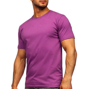 Camiseta Deportiva Casual de Verano para Hombre, Personalizada, con Patrón Sólido, Tejida, 100% Algodón, Transpirable, 180 Gramos, Suave, Precio Razonable - Product Image 2