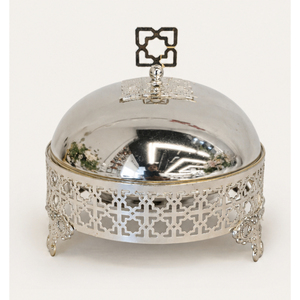 Novedad: Cazuela de lujo de acero inoxidable con caligrafía árabe, calentador de alimentos con tapa de cúpula, aislada, moderna, tipo hotpot. - Product Image 3