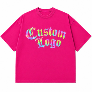 เสื้อยืดโอเวอร์ไซส์ลายกราฟิกสำหรับผู้ชาย เสื้อผ้าสตรีทแวร์แขนสั้นผ้าฝ้าย เสื้อยืดฮิปฮอปแฟชั่นลำลอง ผู้ผลิตเสื้อยืด - Product Image 2