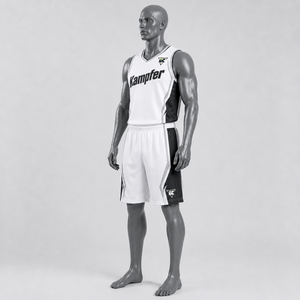 Vêtements de sport légers et performants, conçus avec des matériaux respirants, des coutures durables et une coupe confortable pour les uniformes de basketball. - Product Image 3