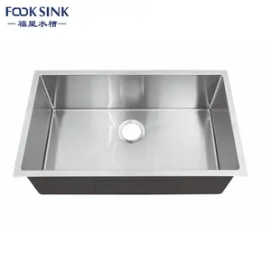 Lieferant von Amazon Top-Sellern 32 "16 Gauge Family Kitchen Single Bowl Spüle Edelstahl Under mount Kitchen Sink