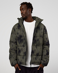 New Launched Camouflage Spring <b>Waterproof</b> Eco-Friendly Polyester Wadding Long Men Unisex Loose <b>Winter</b> Puffer Coat - Product Image 1