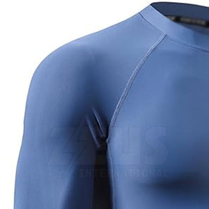 Latest Design MMA Wear Solid Color Rash Guard Top Selling Best Product Rash Guard In Long Sleeve Customized - Product Image 3