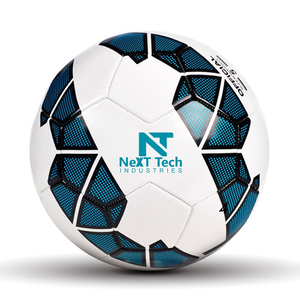 Balón de entrenamiento de fútbol Next Tech Industries, material PU, para fines de entrenamiento, con diseño personalizado y logotipo personalizado - Product Image 1