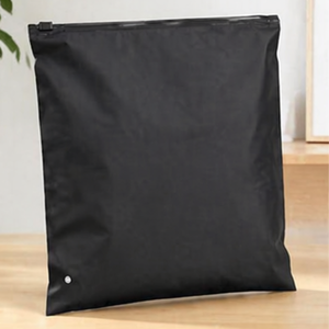 Reusable Black EVA Zipper Packaging <b>Bags</b> Waterproof Frosted <b>Zip</b> <b>Lock</b> Storage Pouches Custom Logo Clothing Apparel Packaging <b>Bags</b> - Product Image 4