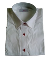 Chemise Femme Décontractée d'Été en Flanelle 100% Coton Blanc Doux de Qualité Supérieure, Style Vintage, Écologique, Manches Longues