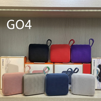 Haut-parleur portable GO4 4ème génération, design brique dorée, basses profondes, étanche IPX4, batterie intégrée pour les voyages et la maison