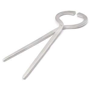 Veterinary Farrier Gooseneck Hoof Tester in Stainless Steel Heavy Duty Equine Tool for Precise Hoof Sensitivity Testing - Product Image 1