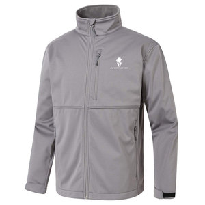 Windproof Men Winter Soft Shell <b>Jacket</b> <b>With</b> Warm <b>Fleece</b> <b>Lining</b> Multiple Pockets For Daily Wear Travel And Outdoor Activities - Product Image 1