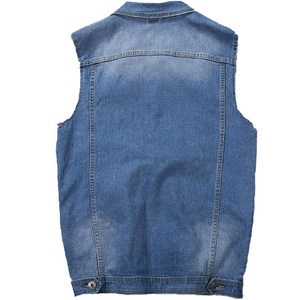 Haute qualité conception personnalisée respirant hommes Denim gilet en gros mode Pakistan fabrication Style décontracté pour l'automne - Product Image 6