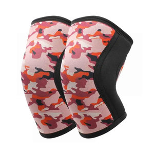 Genouillères de camouflage rose en néoprène respirant, unisexes, pour le volleyball, protection toutes saisons - Product Image 1