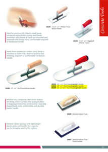 Truelle à lame carrée en caoutchouc 202 mm, qualité bricolage et industrielle, avec manche en plastique, garantie demandée - Product Image 5