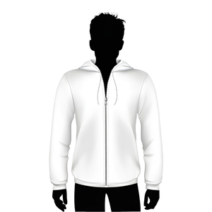 Sweat à capuche streetwear coupe classique, style urbain vintage, épais, zippé, avec motif personnalisé, 100% coton, unisexe, vente en gros, marque privée - Product Image 4