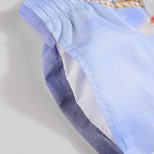 Pantalones Cortos de Verano 2025 para Hombre, de Alta Calidad, Cómodos, Estampados, 100% Poliéster, Tendencia en Ropa Casual Urbana, Diseño Sólido Más Popular - Product Image 4