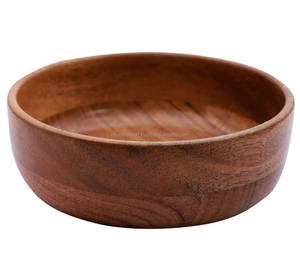 Bol en bois Vaisselle pour la maison Hôtel Restaurant et plat d'accompagnement & bol de service en bois - Product Image 2