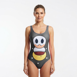 Hot Selling Breathable Women's <b>Swimming</b> Suit with Customized Color and Print Pattern Eco-Friendly Seamless Design - Product Image 4