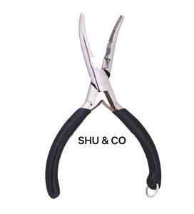 คีมตกปลาอเนกประสงค์ ด้ามจับ PVC ตัดสาย ตัดเบ็ด ถอดตะขอ เหล็กกล้าไร้สนิม คุณภาพ OEM โดย Shu&Co - Product Image 1