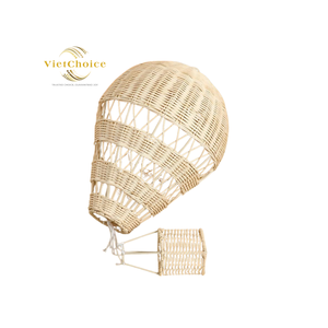 Ballon à air chaud en rotin fait main Vietchoice, décoration naturelle pour mariage et fêtes - Product Image 3