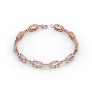 Fine Jewelry VVS Lab Grown Diamond Bracelet for <b>Men</b> and Women Party Wear Diamond Bracelet Direct From Indian Manufacturer - Product Image 5