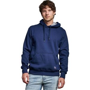 เสื้อฮู้ดดี้กีฬาสีกรมท่า ไซส์ XL ผ้าฝ้ายผสมขนแกะ ซิปหน้า ป้องกันรอยยับ ซักด้วยน้ำยาฟอกสี มีไซส์ XXS ถึง 6XL - Product Image 1