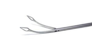 Pinzas Curvas Manuales de Acero Inoxidable BISONS para Cirugía, Instrumento Quirúrgico Angulado de 20 cm, Alta Calidad, Certificación CE - Product Image 4