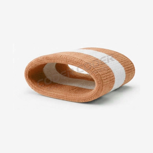 Pulsera deportiva con logo personalizado para hombres y mujeres - Banda absorbente de sudor de tela de rizo para tenis, baloncesto, correr y gimnasio - Product Image 3