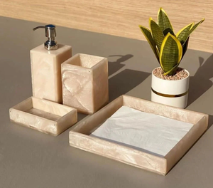 Juego de Baño de Resina Colorido con Opciones Personalizables para Crear una Estética de Baño Única y Personalizada - Product Image 2