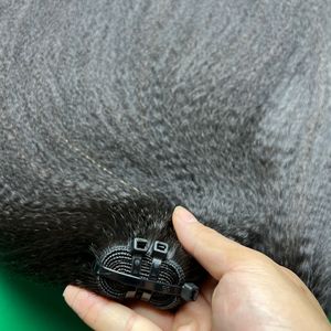 Super pas cher crépus raides faisceaux 100% extensions de cheveux humains vietnamiens crus sans enchevêtrement double dessiné yaki qhair - Product Image 1