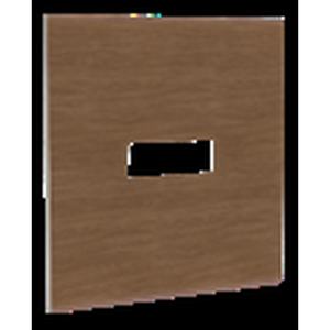 Meuble TV mural en MDF CARB P2 E0 avec finition HPL LPL, assemblé et livré, 57" L x 2" P x 48" H - Product Image 5