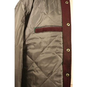 Vestes de sport américaines pour hommes, personnalisées, en laine, col montant, style streetwear, avec broderies et patchs, imperméables - Product Image 3