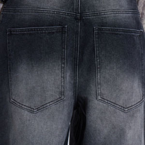 MEESAM LEATHER HOSIERY Jeans de Mezclilla Unisex 100% Algodón de Secado Rápido, Cintura Alta, Corte Recto, Estilo Vintage, para Invierno - Product Image 5