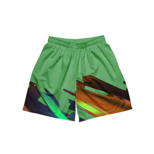 ดีไซน์ล่าสุด คุณภาพดีเยี่ยม กางเกงขาสั้นลำลองผ้าตาข่ายแบบสวมใส่สบาย ออกแบบโลโก้ได้ตามต้องการ แห้งเร็ว ระบายอากาศดี ราคาขายส่ง ผลิตในประเทศปากีสถาน - Product Image 1