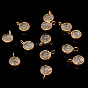 Natural Crystal Quartz Flower Pendant 925 Sterling <b>Silver</b> Gemstone Jewelry Hand Carved Crystal Quartz Charm For Jewelry Making - Product Image 6