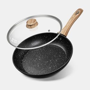 Sartén Profunda Antiadherente Portátil con Tapa Transparente, Compatible con Inducción y Mango Resistente al Calor - Product Image 6