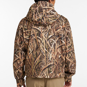 Veste de chasse softshell respirante à fermeture éclair, grande taille, coupe-vent, en polyester, pour hommes, vente en gros sous marque privée, collection 2026 - Product Image 5