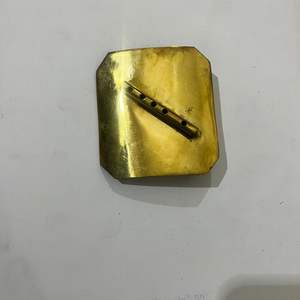 Hebilla de cinturón de latón macizo comúnmente adornada con el emblema de la Escuela de San-Cyr o de los regimientos de infantería franceses del siglo XIX - Product Image 6