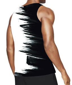 Débardeur de sublimation pour homme à prix abordable, respirant, personnalisable (logo/couleur), confortable pour un usage décontracté, avec le meilleur style - Product Image 5