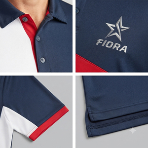 Polo homme de haute qualité 100% coton, couleur unie, grande taille, polos unisexes, polos personnalisés avec logo, chemise de sport - Product Image 3