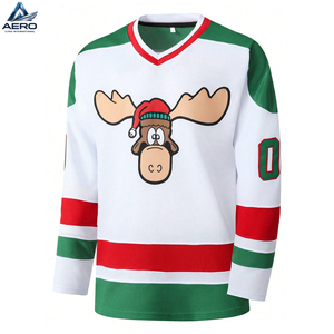 Crea tu Propia Camiseta de Hockey sobre Hielo de Alta Calidad, Sublimada, en Tela Resistente, Precio al por Mayor, Buen Proveedor, Nueva Llegada, Ropa Deportiva - Product Image 1