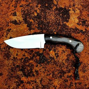 Couteau de chasse compact à lame fixe avec étui en cuir, couteau de chasse portable, approvisionnement en gros, USA Europe, couteau EDC d'extérieur, vente en gros - Product Image 5