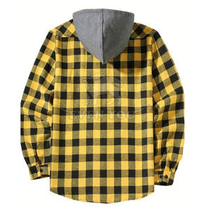 Fournisseur OEM de sweats à capuche en flanelle personnalisés, plusieurs couleurs et tailles disponibles, sweats à capuche en flanelle en stock - Product Image 2