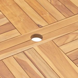 Tavolo da giardino pieghevole in legno di Teak massiccio 47.2 "x 47.2" x 29.5 "-mobili da esterno resistenti - Product Image 2