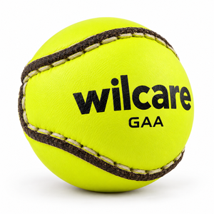 ลูกบอลออกกำลังกาย Wilcare ทำจากวัสดุ PU ทนทาน ลูกบอลกีฬาสำหรับทีม สีเหลืองพร้อมตะเข็บสีน้ำตาล วัสดุ PU ทนทาน - Product Image 2
